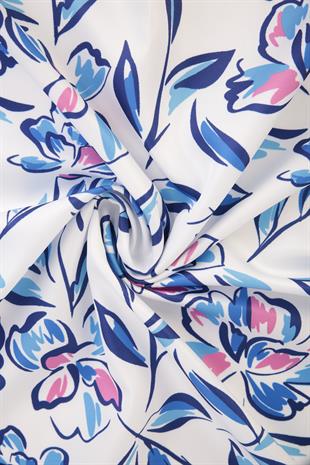 Caliope Twill Scarf Blue