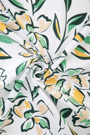 Caliope Twill Scarf Green