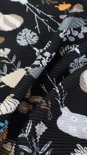 Cristela Pilise Soft Eşarp Siyah