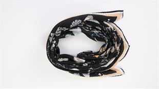 Cristela Pilise Soft Eşarp Siyah