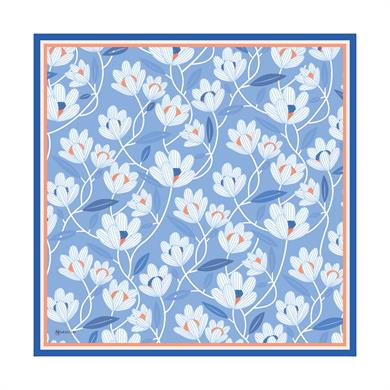 Daphne Twill Scarf Indigo