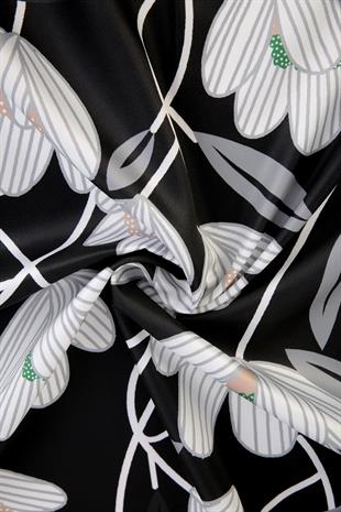 Daphne Twill Scarf Black