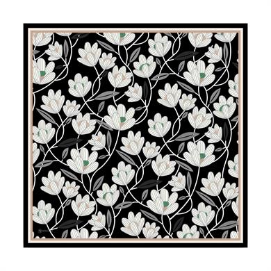 Daphne Twill Scarf Black