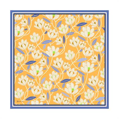 Daphne Twill Scarf Orange