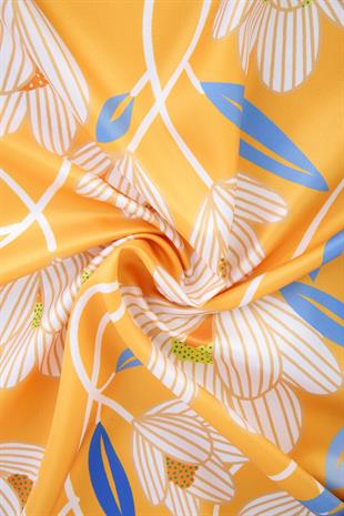 Daphne Twill Scarf Orange
