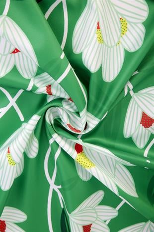 Daphne Twill Scarf Green