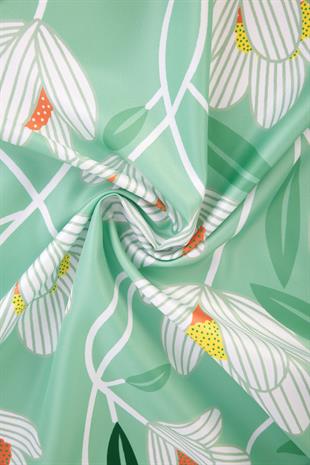 Daphne Twill Scarf Green