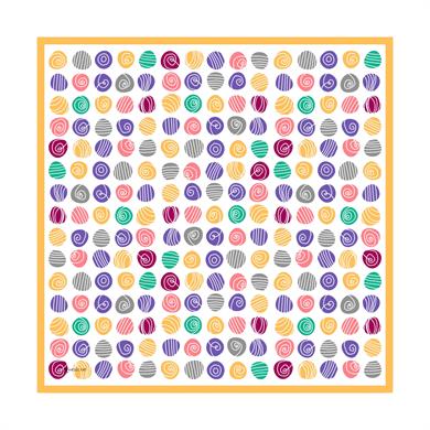 Dora Twill Scarf Beyaz