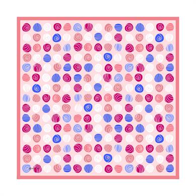 Dora Twill Scarf Pink