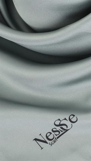 Düz Renk Çağla  İthal İpek Eşarp