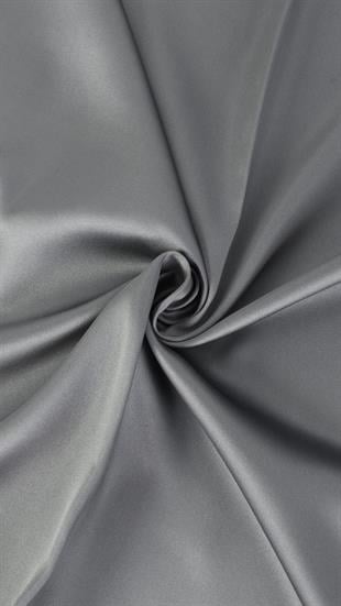 Düz Renk Gri İthal İpek Eşarp