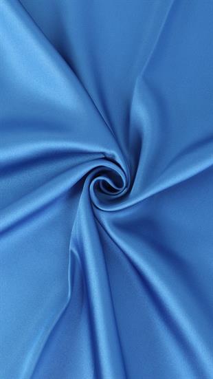 Düz Renk Mavi  İthal İpek Eşarp