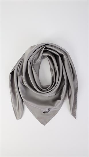 Düz Renk Vizon İthal İpek Eşarp