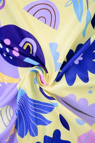 Eyalen Twill Scarf Purple