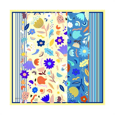 Eyalen Twill Scarf Yellow