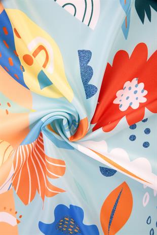 Eyalen Twill Scarf Turquiose