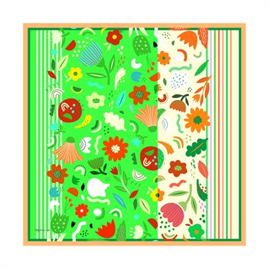 Eyalen Twill Scarf Green