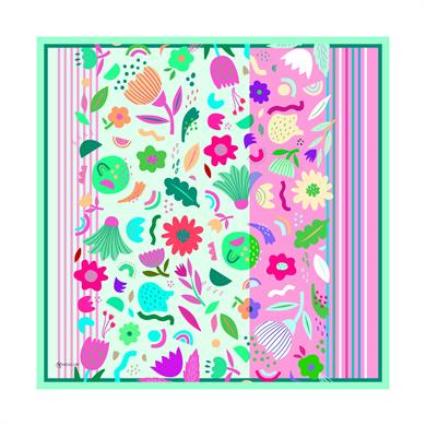 Eyalen Twill Scarf Green