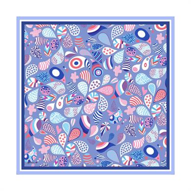 Helisia Twill Scarf Indigo