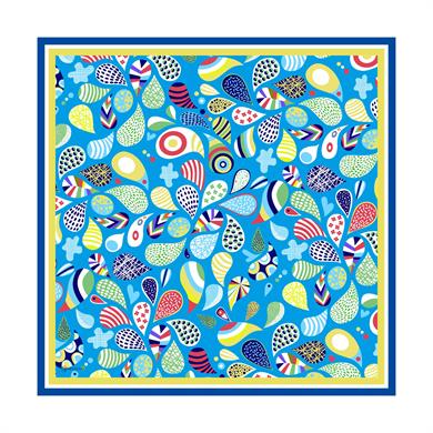 Helisia Twill Scarf Blue