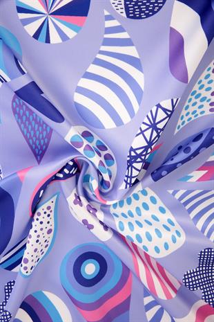 Helisia Twill Scarf Purple