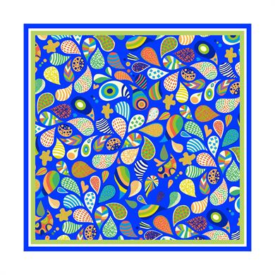 Helisia Twill Scarf Sax