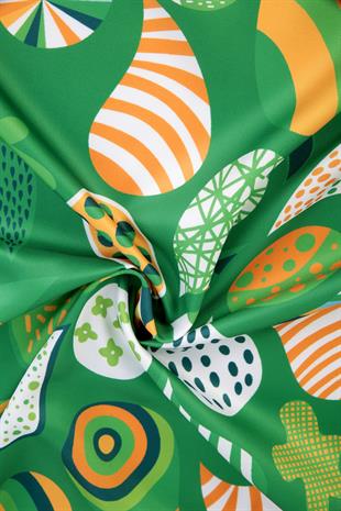 Helisia Twill Scarf Green