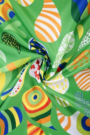 Helisia Twill Scarf Green