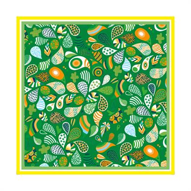 Helisia Twill Scarf Green