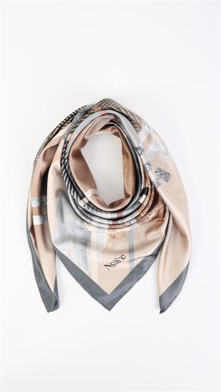 İthal İpek Saten Eşarp