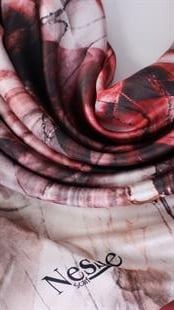 İthal İpek Saten Eşarp