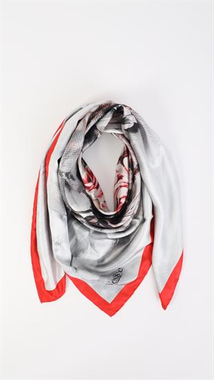 İthal İpek Saten Eşarp