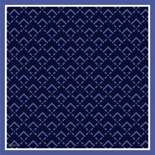 Kare Desenli Twill İpek Eşarp / Fular 95x95