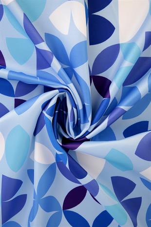 Laura Twill Scarf Blue