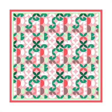 Laura Twill Scarf Pink