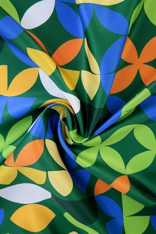 Laura Twill Scarf Green