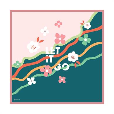 Let It Go Twill Scarf Petrol