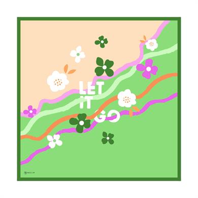 Let It Go Twill Scarf Green