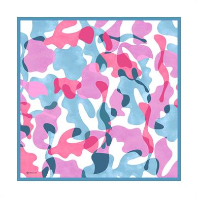 Lia Twill Scarf Açık Blue