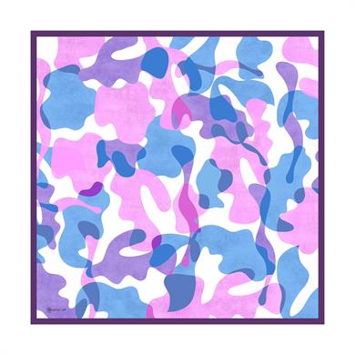 Lia Twill Scarf Purple