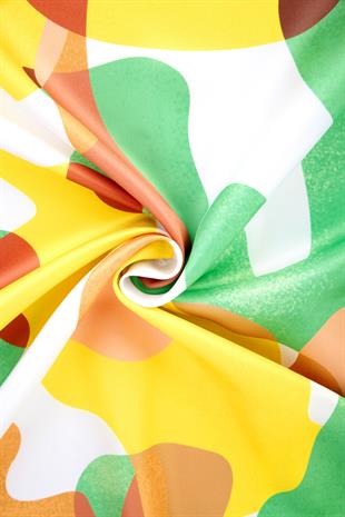 Lia Twill Scarf Yellow