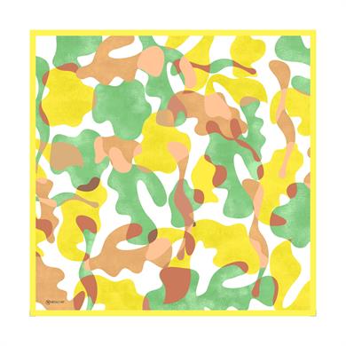 Lia Twill Scarf Yellow