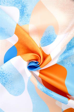 Lia Twill Scarf Turquiose