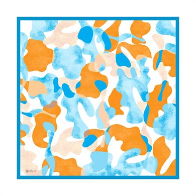 Lia Twill Scarf Turquiose