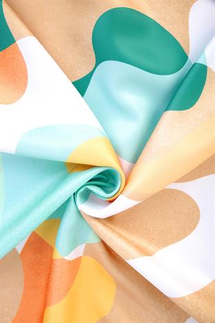 Lia Twill Scarf Turquiose