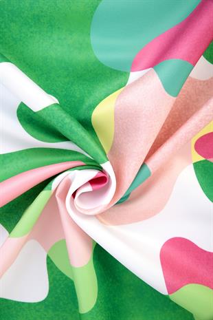 Lia Twilll Scarf Green