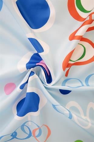 Lilith Twill Scarf Blue