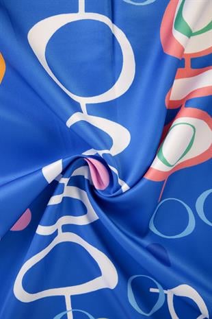 Lilith Twill Scarf Blue