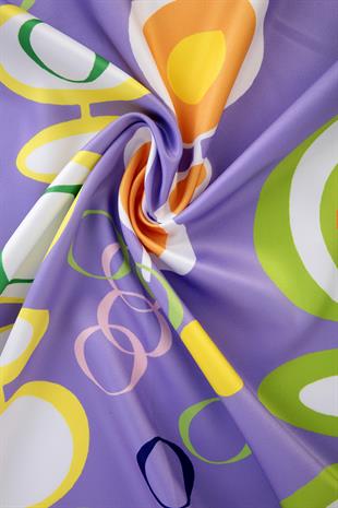 Lilith Twill Scarf Purple