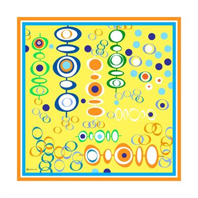 Lilith Twill Scarf Yellow